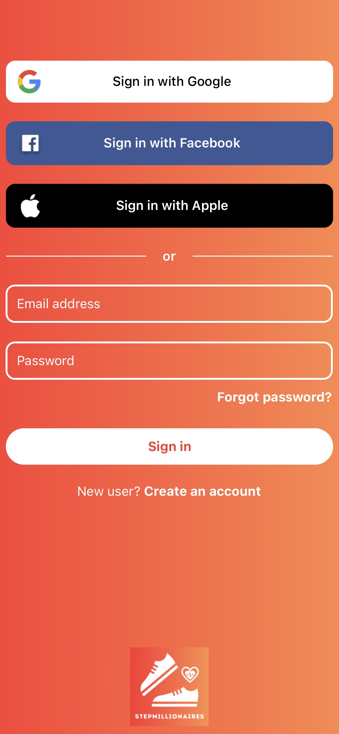StepMillionaires app screenshot 2
